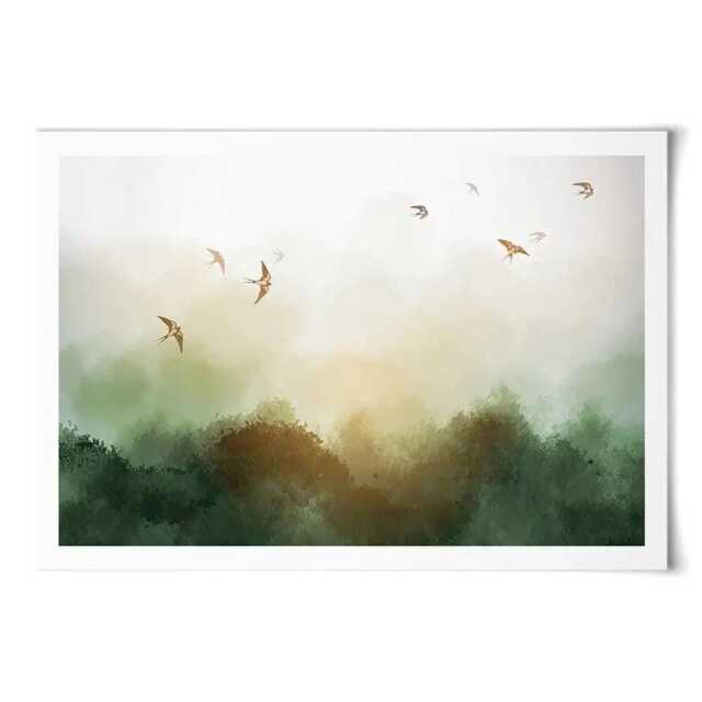 Birds Flying High Art Print - image 1