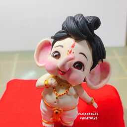 Handmade Ganesha Cute Idol Gifts Students Collectibles Wedding Favors Ooak Premium Divine Collection Hand Crafted Idols Gods Statues - thumbnail 4