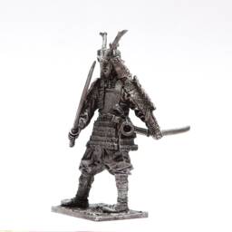 Tin 54mm Japanese Samurai 12Th Century - thumbnail 3