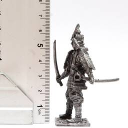 Tin 54mm Japanese Samurai 12Th Century - thumbnail 4