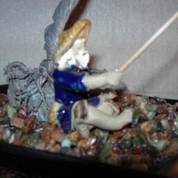 Fisherman's Luck Wire Bonsai Sculpture - thumbnail 3