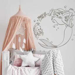 Princess Ariel Wall Decal Little Mermaid Nursery Decor 4101 - thumbnail 3