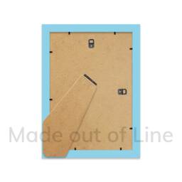 A5 Light Blue Picture Frame, Photo Frame Size, Poster With Mount A6 Print Option, Made in The Uk, Art - thumbnail 4