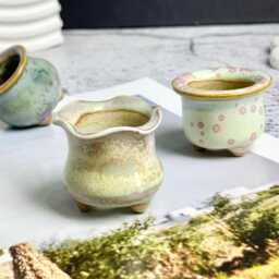 Tiny Planter For Pots Garden Decor Gifts, Unique Succulent Bud Gifts Women, Cute Ceramic Plant Lovers - thumbnail 3