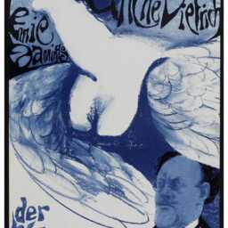 Reprint Of The Vintage 1930 German Movie Poster - Blue Angel - thumbnail 2