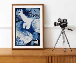 Reprint Of The Vintage 1930 German Movie Poster - Blue Angel - thumbnail 1