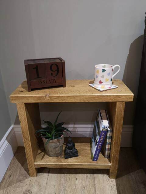Reclaimed Rustic Side Table/End - image 1