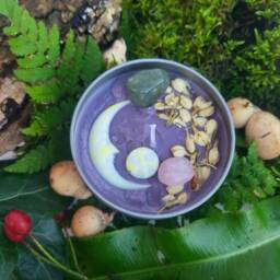 Manifestion Manifest Candle Quartz Wicca Magik Floral Abundance Adventurine Crystal Stones - thumbnail 4