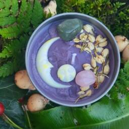 Manifestion Manifest Candle Quartz Wicca Magik Floral Abundance Adventurine Crystal Stones - thumbnail 2