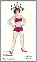 "PDF Digital Download, Original Doll Design, Cloth Doll Pattern ""Lola Palluza" - thumbnail 1