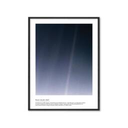 Pale Blue Dot Space Poster. Home Wall Decor Office Art Frame Nasa Earth Planet Handmade Made To Order - thumbnail 2