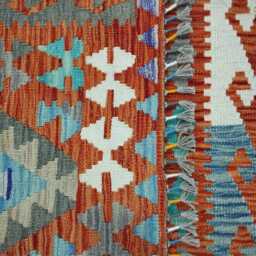 Classic Rug, Handmade Artisan Afghan Turkish Scandinavian Navajo Bohemian Wool Flatweave Multicolour Kilim Rug 152x102 cm - thumbnail 3