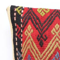 striped Pillow Turkish Boho Kilim Pillows Cover Bohemian 45x45 Navajo - thumbnail 2
