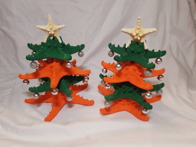 Football Christmas Tree, Sports Starfish Team Shell - image 1