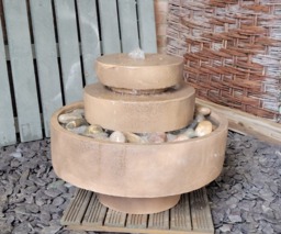 Chalfont Millstone Solar Pump Stone Garden Feature - thumbnail 1