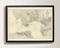 Loch Nevis - Old Nautical Chart Print - Inverie Bay, Lochaber Highlands Of Scotland Home Decor Wall Art Map - thumbnail 1