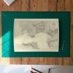 Loch Nevis - Old Nautical Chart Print - Inverie Bay, Lochaber Highlands Of Scotland Home Decor Wall Art Map - thumbnail 3