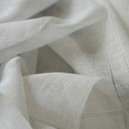 Daniella Textured White Sheer Curtains - Made To Measure Voile Curtain, Custom 1 Panel - thumbnail 2