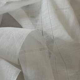 Daniella Textured White Sheer Curtains - Made To Measure Voile Curtain, Custom 1 Panel - thumbnail 3