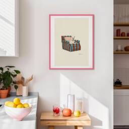 Westie Print - Dogs On Chairs Collection 5 X 7 Inches/A5 A4 A3 - thumbnail 3
