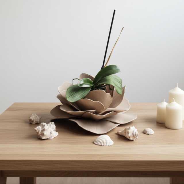 The Camelia Planter, Unique Flower-Inspired Indoor Plant Pot - image 1