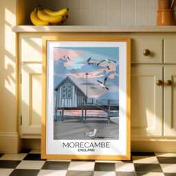 Morecambe Travel Print Sailing Club Art Poster - thumbnail 3