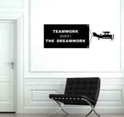 Teamwork Vinyl Wall Decal Quote Office Space Decor Team Work Stickers Mural - #2924Di - thumbnail 1