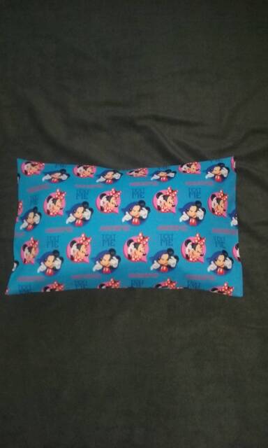 Mickey Mouse Pillowcase/ Children /Boy's/Girl's Blue Travel - image 1