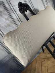 Scalloped Headboard Choice Of Fittings & Hector Stripe Fabrics
