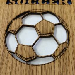 Soccer Picture Frame - 8x10 Holds 5x7 & 3x4 Photos Awards, Decor, Parent Gift For Coach, Player - thumbnail 2