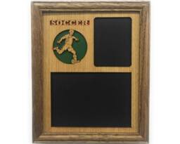 Soccer Picture Frame - 8x10 Holds 5x7 & 3x4 Photos Awards, Decor, Parent Gift For Coach, Player - thumbnail 1