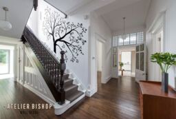 staircase Family Photo Tree Wall Decal Home Decor Mural - thumbnail 1