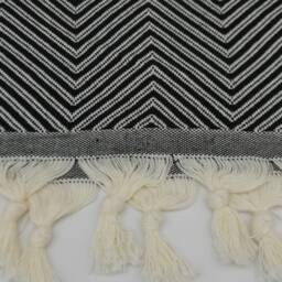 Black Blanket, Aztec Blanket, Turkish Bedspread, Turkish Blanket, Bed Cover, 75x91, Turkish Towel, Beach Throw, Sofa Cover, Throws, B3-Dreamb - thumbnail 4