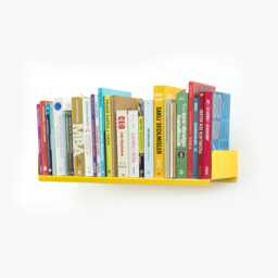 Floating Wall Mount Bookshelf/Vintage Book Shelf Rustic Shelves Industrial Bookcase Retro Metal - thumbnail 2