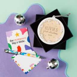 Personalised First Christmas As Mr & Mrs Decoration, Newlywed Ornament, Tree Wedding Gift - thumbnail 3