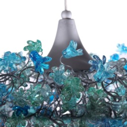 Flowers Ceiling Lamp, Hanging Lighting With Sea Color Jumping Flowers For Living Room, Dining Room Light - thumbnail 3