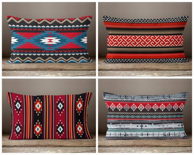 Rug Kilim Cushion Cover/Farmhouse Lumbar Pillow Case/Authentic Turkish Cover/Home Decoration Cover/Housewarming Gift - image 1