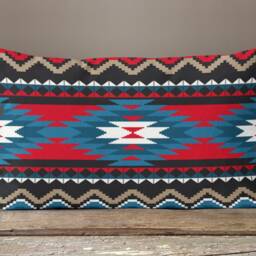Rug Kilim Cushion Cover/Farmhouse Lumbar Pillow Case/Authentic Turkish Cover/Home Decoration Cover/Housewarming Gift - thumbnail 2