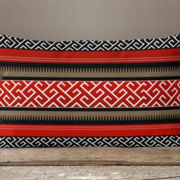 Rug Kilim Cushion Cover/Farmhouse Lumbar Pillow Case/Authentic Turkish Cover/Home Decoration Cover/Housewarming Gift - thumbnail 3