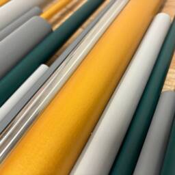Gold & Teal Wall Art - Luxury Modern Wood Sculpture - thumbnail 3