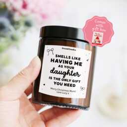Funny Birthday Gift For Dad From Daughter - Father's Day Christmas Personalized Candle The Only You Need