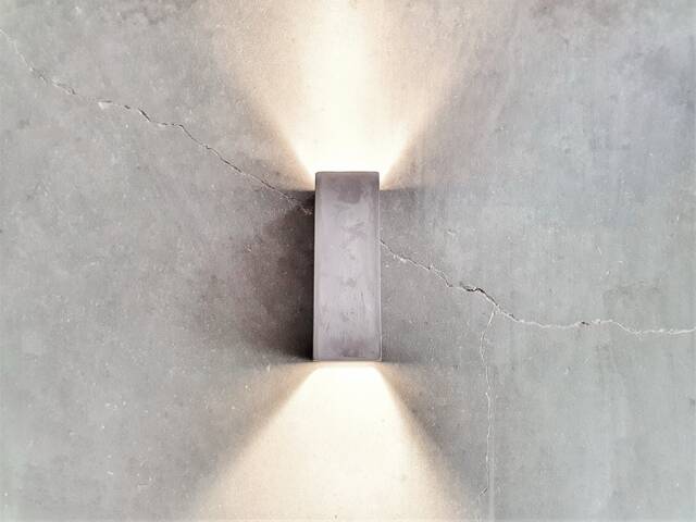 Handmade Ceramic Led Wall Sconce Up Down Cube Light - image 1