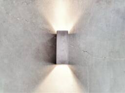 Handmade Ceramic Led Wall Sconce Up Down Cube Light