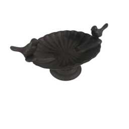 Cast Iron Stand Bird Feeder Seed Nut Birds Garden Gift Ornament Decoration Feed - thumbnail 4