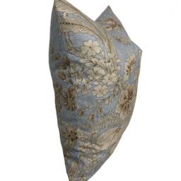 Thibaut Rosalind Spa Blue Grand Palace Cushion Cover Pillow Double Sided High End Home Interior - thumbnail 3