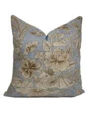 Thibaut Rosalind Spa Blue Grand Palace Cushion Cover Pillow Double Sided High End Home Interior - thumbnail 1
