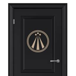Awen Symbol Druid Celtic Vinyl Wall Art Pagan Neo-Druid Decal - thumbnail 2