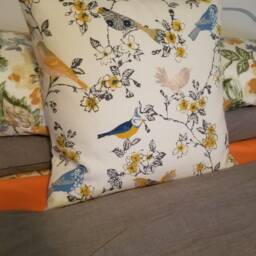 Kauffman.birds.branches.toss Pillows.throw Pillows.slipcovers.autumn Decor.home Decor Accents.sofa Cushions.cushion Covers.floral.fall - thumbnail 3