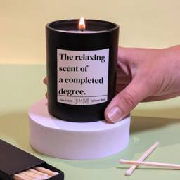 Degree University Gift. Completed Degree. Graduation Graduated University. Candle Gift Graduation - thumbnail 2