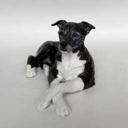 Custom Clay Pet Memorial Sculpture Dog Portrait, Loss Gift - thumbnail 3
